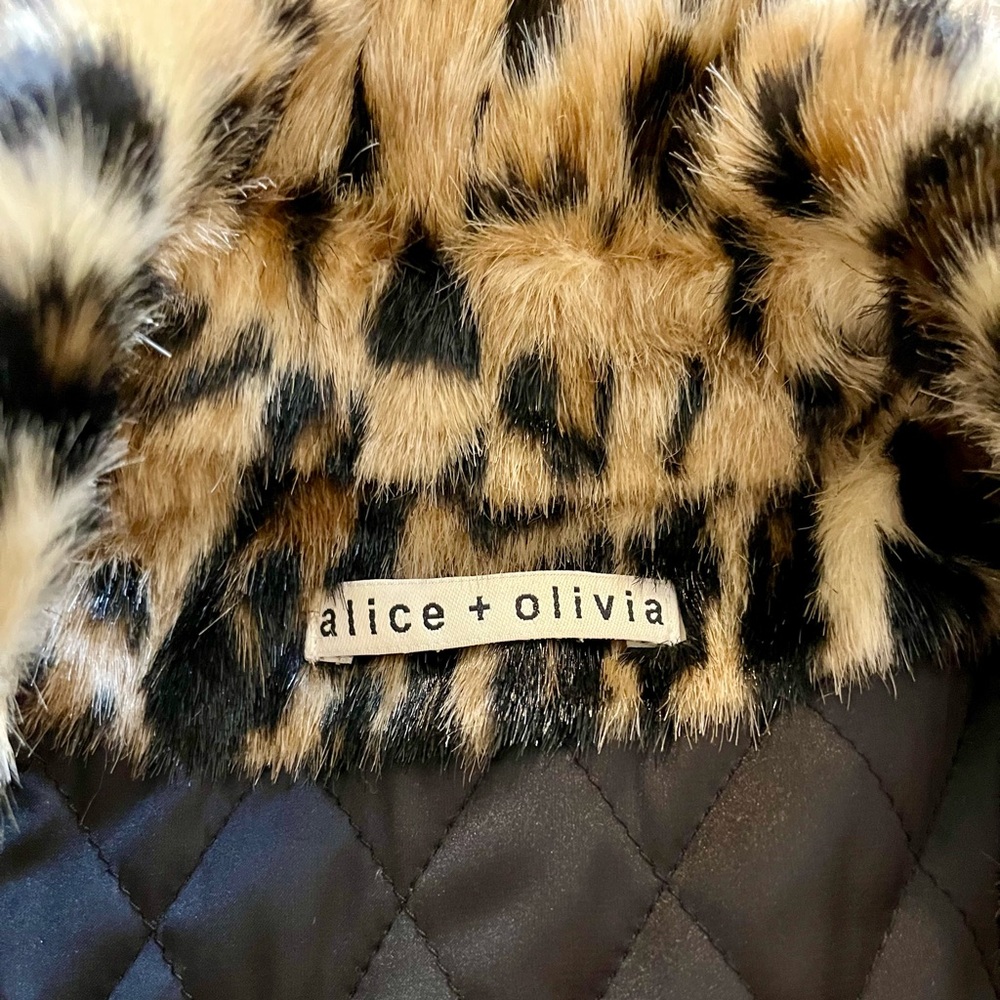 Alice + Olivia Leopard Print Coat - Picture 8 of 10